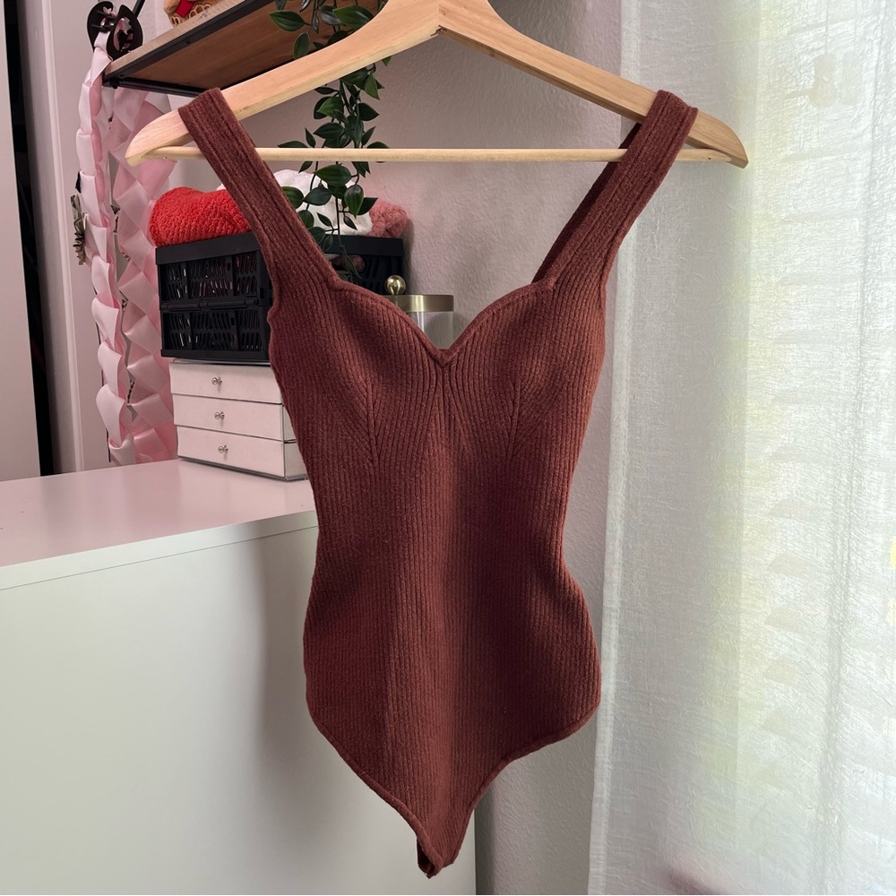 Abercrombie & Fitch Brown Bodysuit